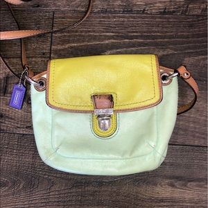 Coach color-block cross body